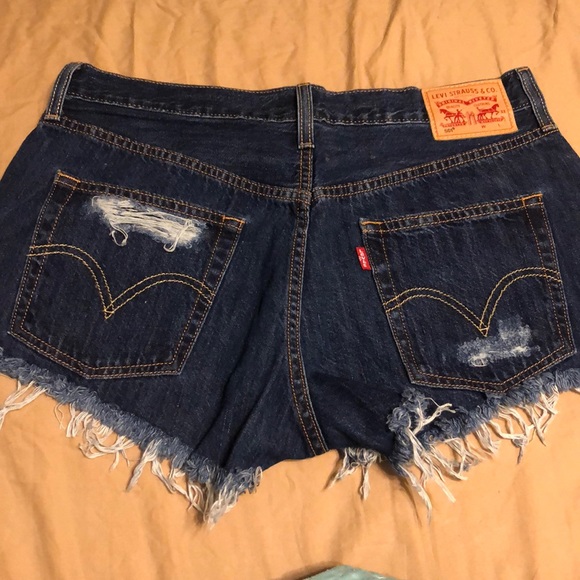 Levi patriotic jean cut off shorts - Picture 2 of 4